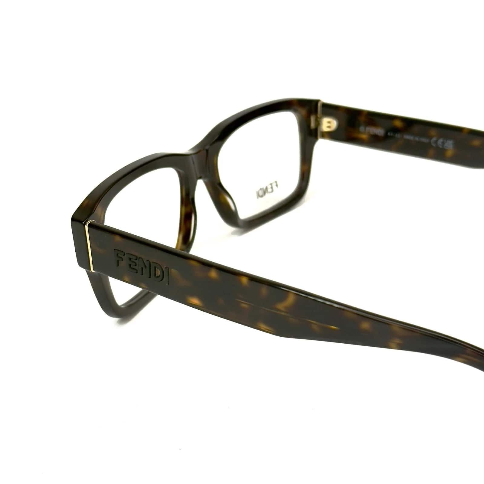 Fendi FENDI FE50079I 50079 SIGNATURE Brown Optical Frame 052 Size ONE SIZE - 5 Thumbnail