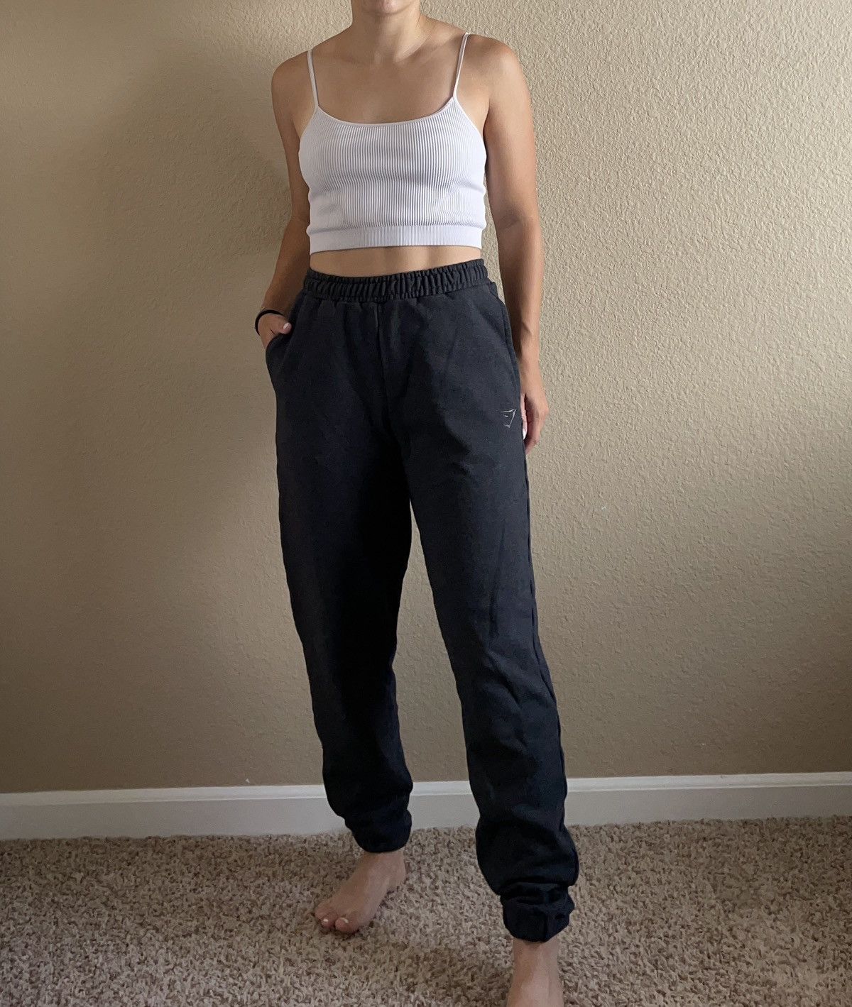 Gymshark Dark Grey Gymshark Sweatpants Grailed