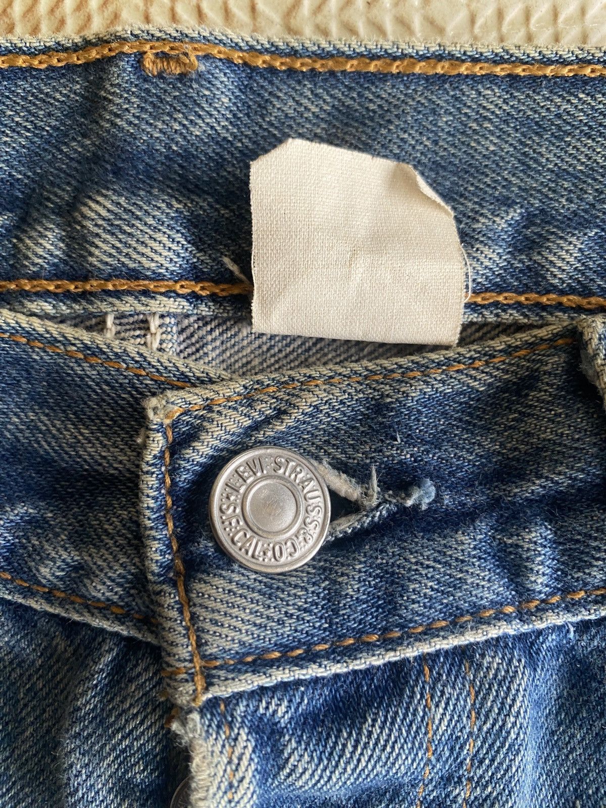 Levi's Vintage Clothing × Vintage Vintage 90’s levis 501 denim Size US 33 - 16 Thumbnail
