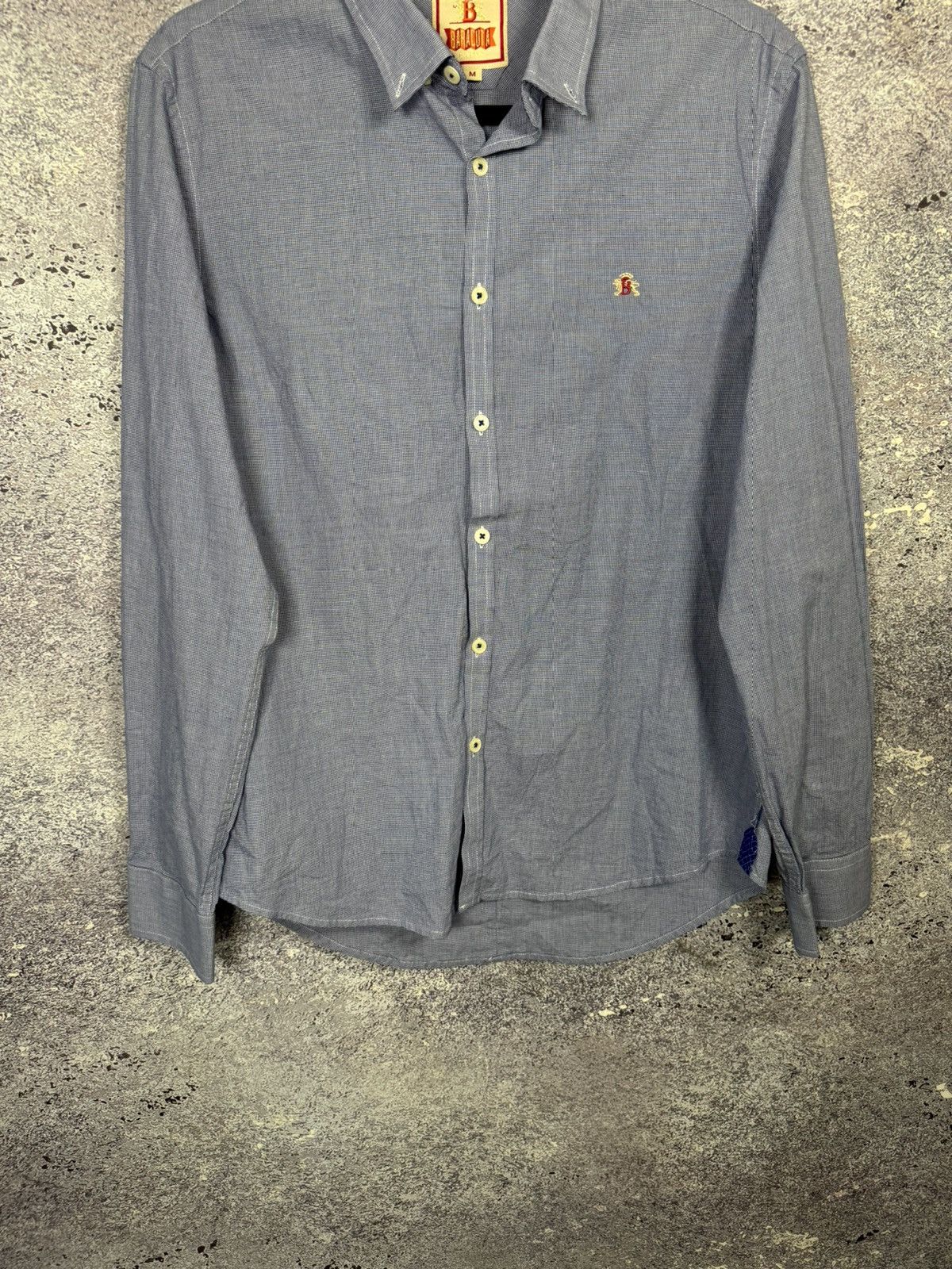 Baracuta × Vintage Baracuta Shirt Men’s Medium Blue Check Plain Mods SKA Size US M / EU 48-50 / 2 - 4 Thumbnail