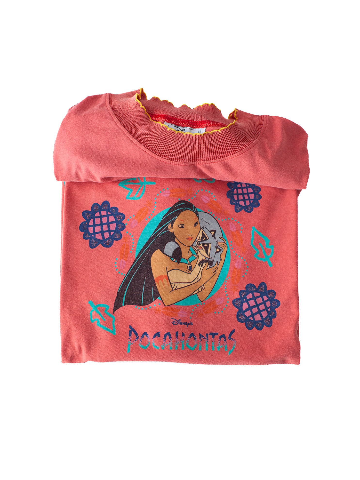 Cartoon Network Vintage 90s / 00s Y2K Pocahontas Disney Movie T-Shirt Size US XL / EU 56 / 4 - 1 Thumbnail