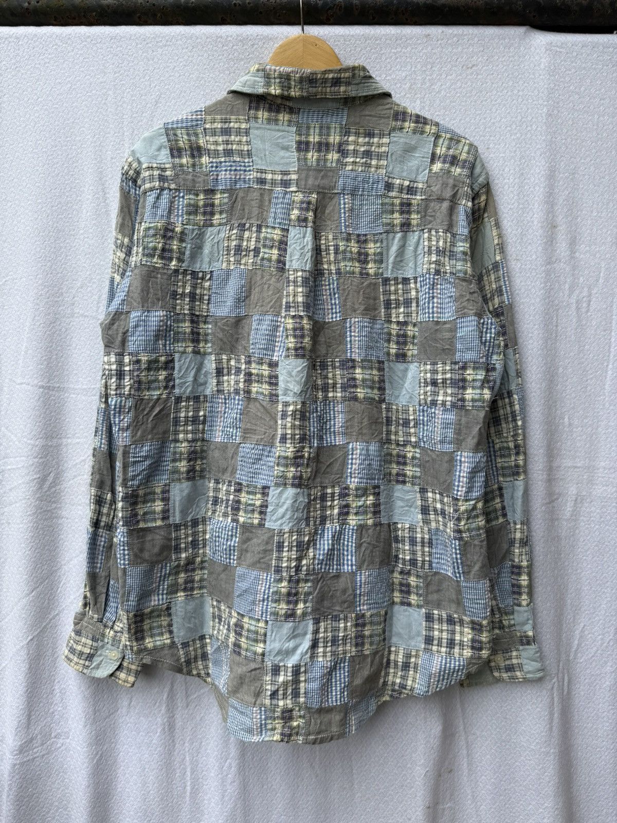 Hysteric Glamour Japanese guy patchwork flannel button shirt Size US L / EU 52-54 / 3 - 2 Thumbnail