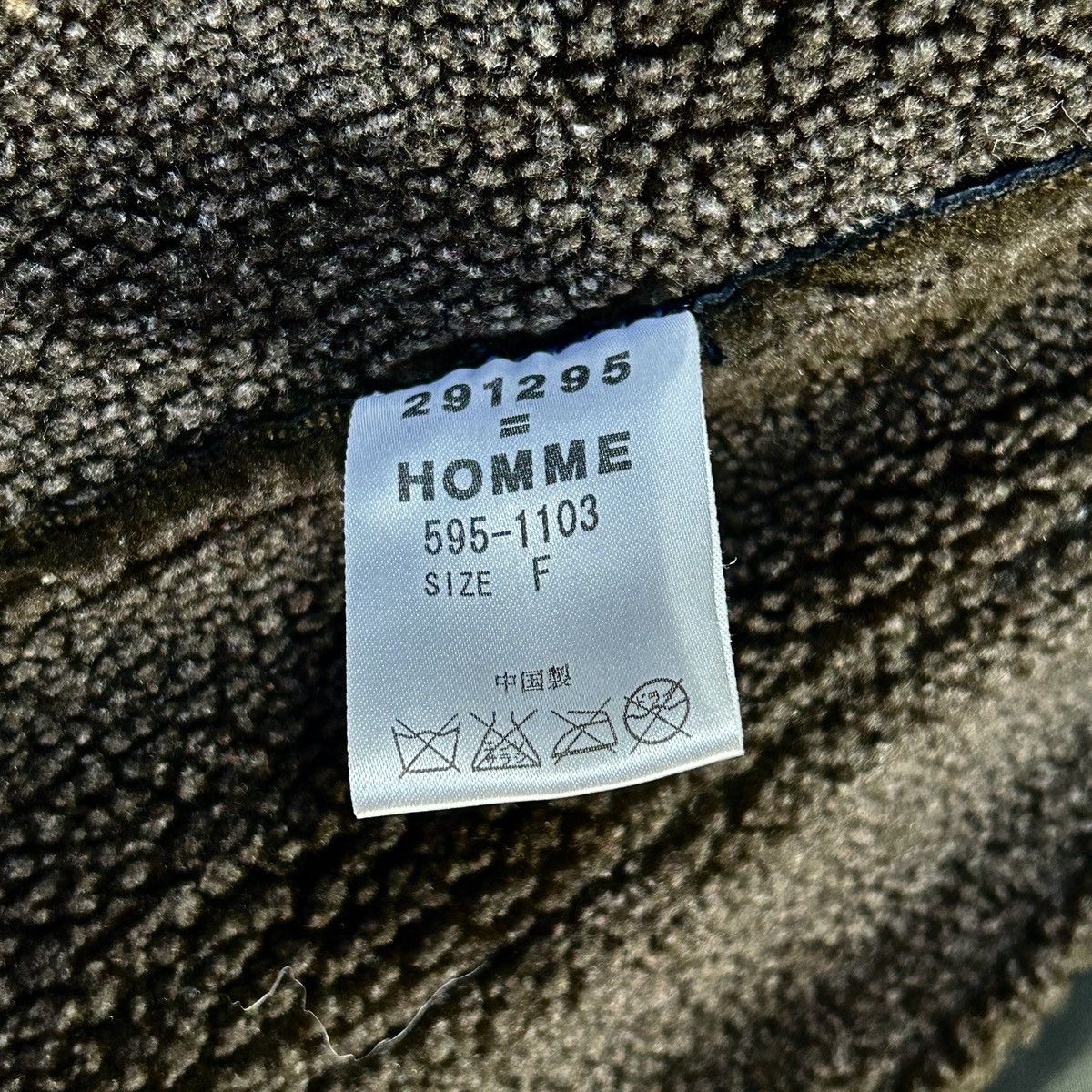 291295=Homme 291295 = Homme Leather Shearling Hooded Coat Parka Size US L / EU 52-54 / 3 - 8 Thumbnail