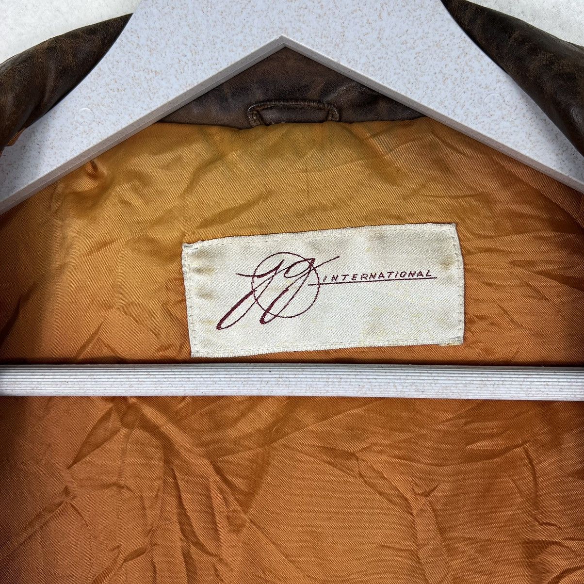 Vintage 🔥 RARE VINTAGE A-2 FIGHTER SQUADRON LEATHER JACKET Size US L / EU 52-54 / 3 - 16 Thumbnail