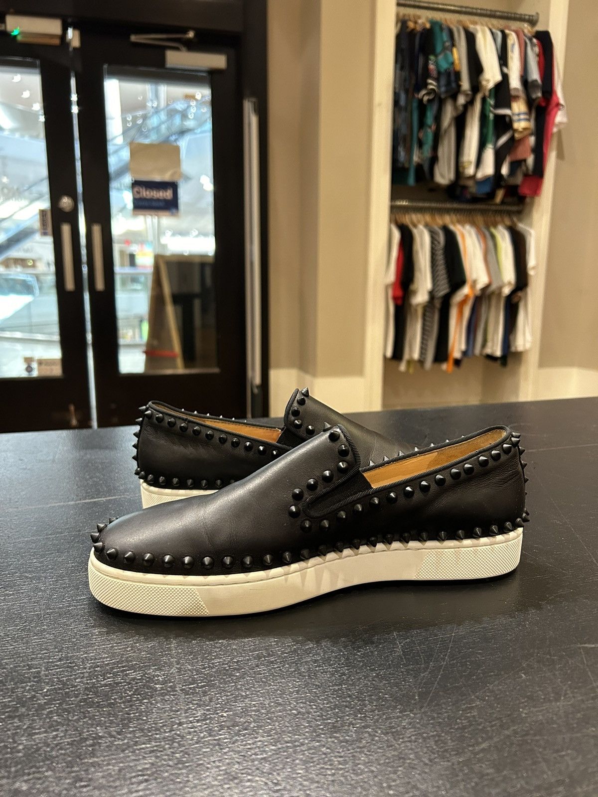 Christian Louboutin Christian Louboutin Spiked Roller Boat Flat Sneaker Size US 6 / EU 39 - 4 Thumbnail
