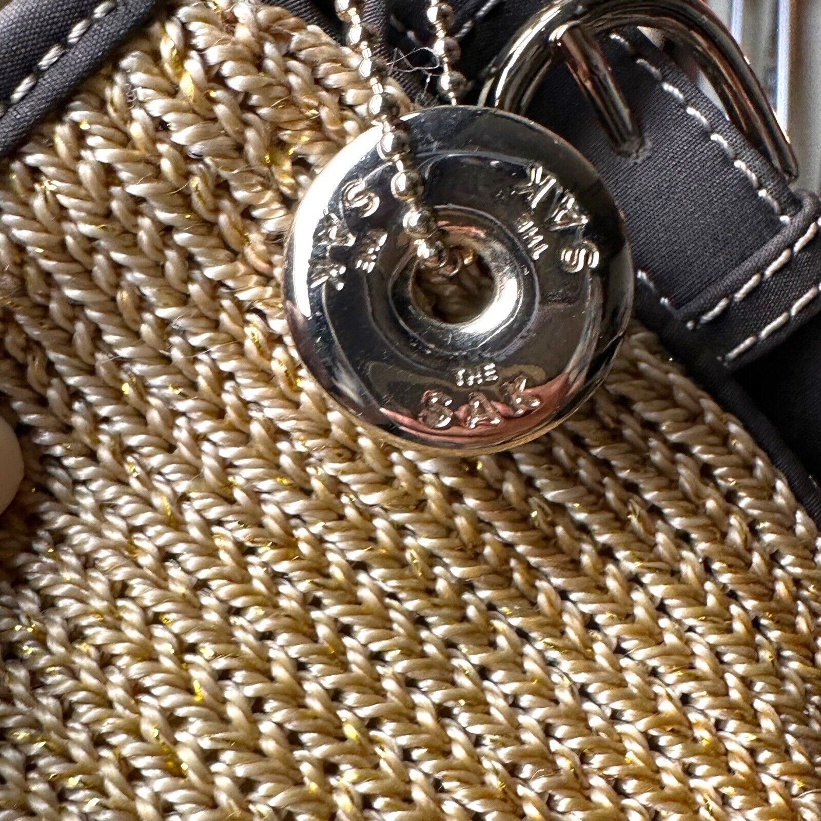 The Sak The Sak Original Taupe Woven Knit Leather Strap Shoulder Bag Size ONE SIZE - 8 Thumbnail