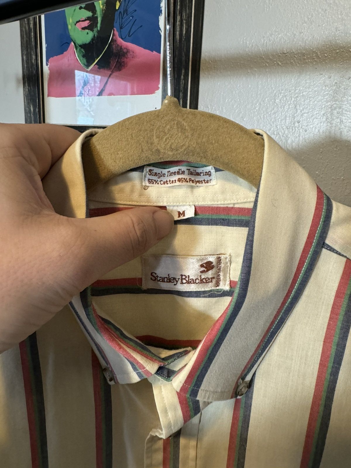 Vintage Vintage Striped Button Up Shirt Size US M / EU 48-50 / 2 - 3 Thumbnail