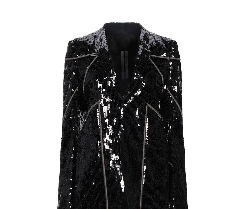 Rick Owens Rick Owens ro sequins blazer 20ss NO shoulder pad suit-2505 Size US M / EU 48-50 / 2 - 1 Thumbnail