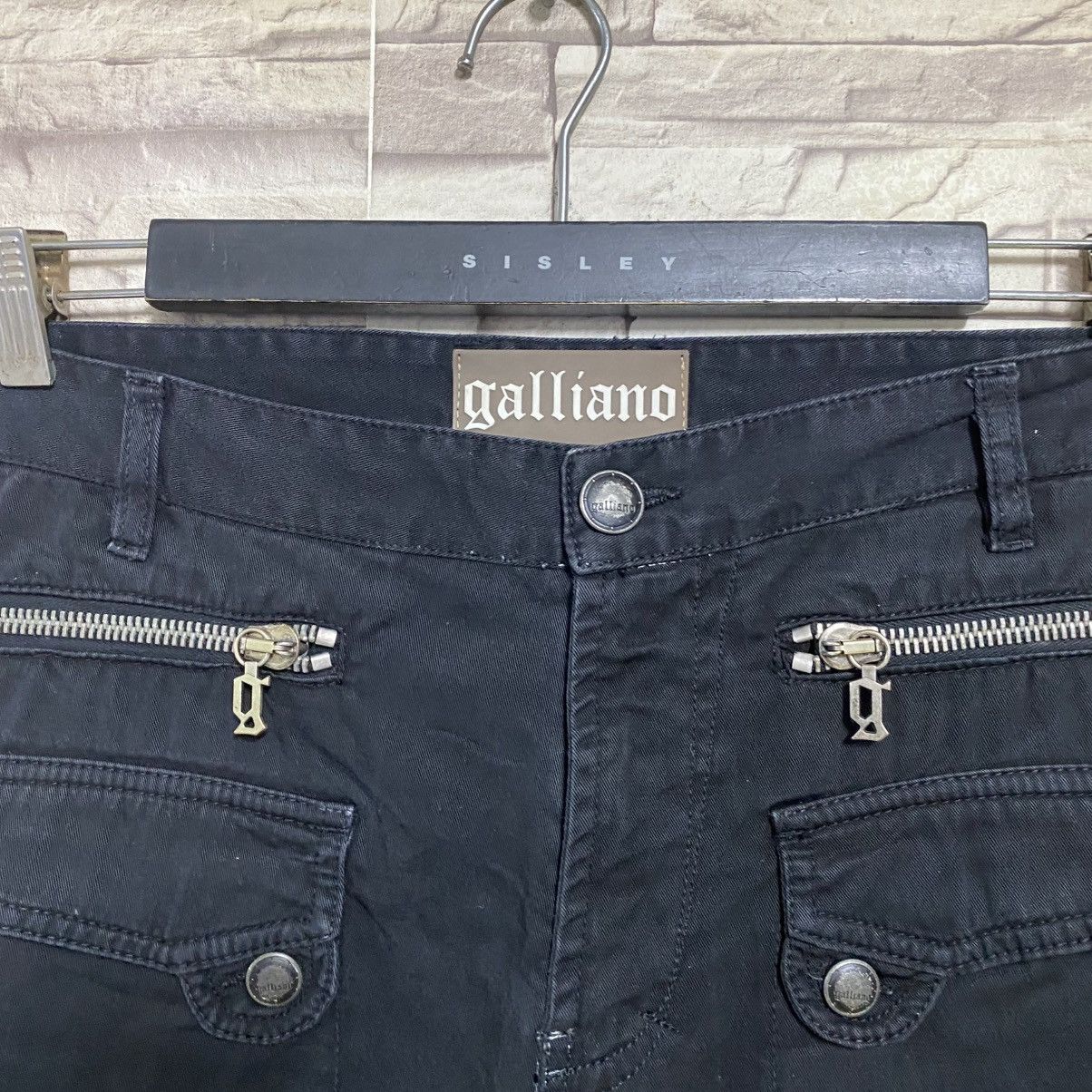 John Galliano John Galliano Black Cargo Pants Size US 34 / EU 50 - 17 Thumbnail