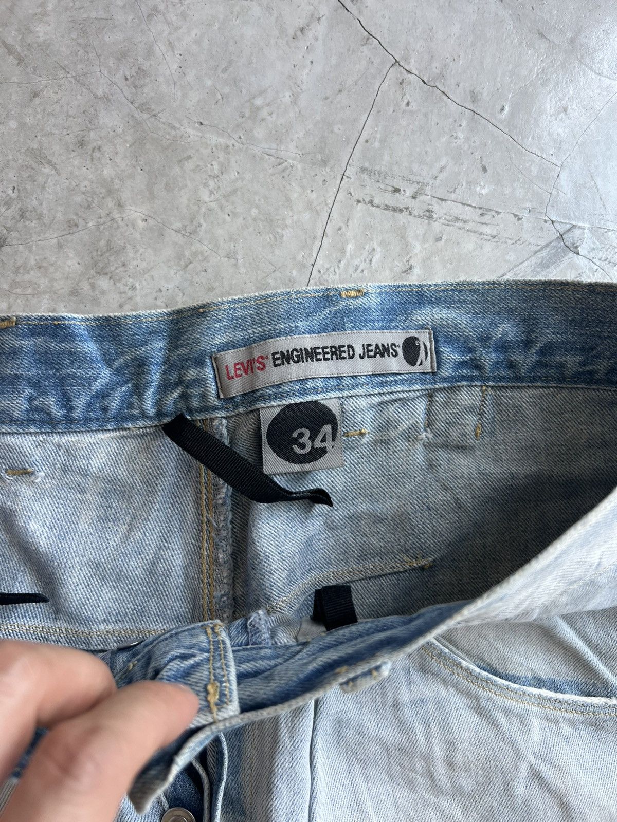 Levi's Levis Engineered Jeans Buckle Back Tag W34 Actual 36x34.5 Size US 34 / EU 50 - 3 Thumbnail