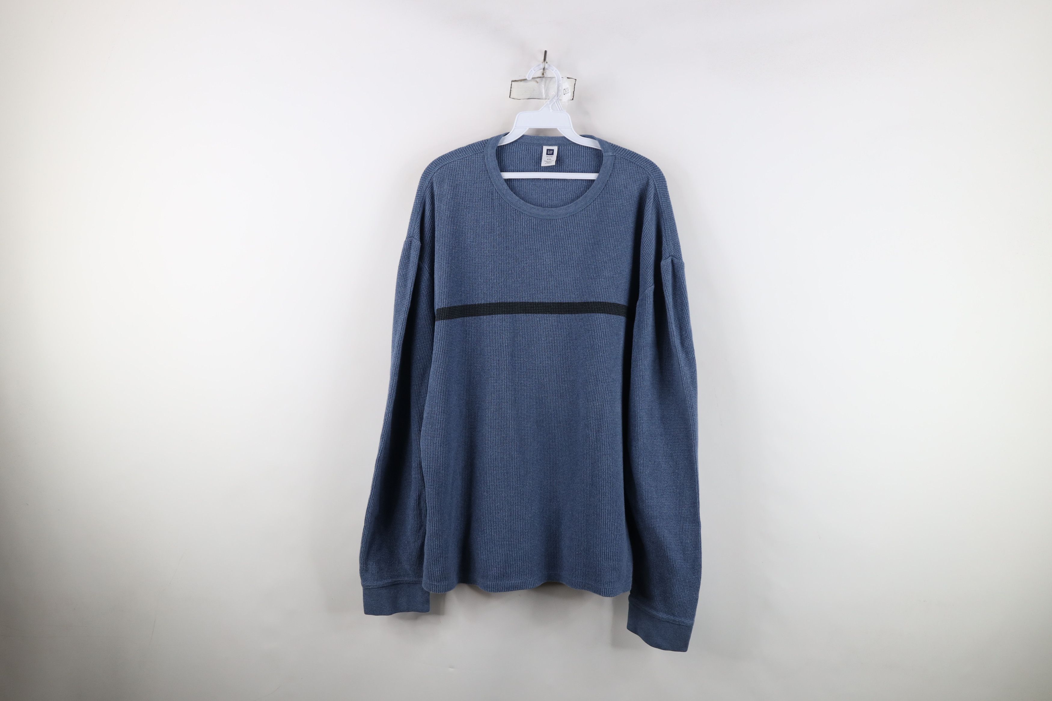 Vintage Vintage Y2K 2005 Gap Thermal Waffle Knit Long Sleeve T-Shirt Size US XXL / EU 58 / 5 - 1 Thumbnail