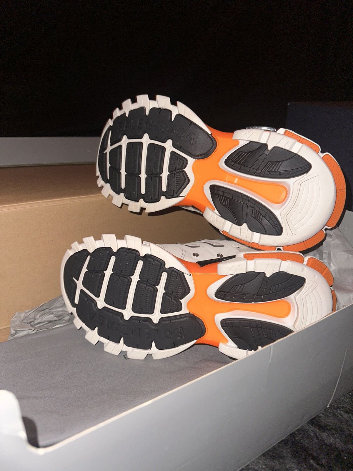 Balenciaga Balenciaga Track “White/Orange” Size US 7 / EU 40 - 14 Thumbnail