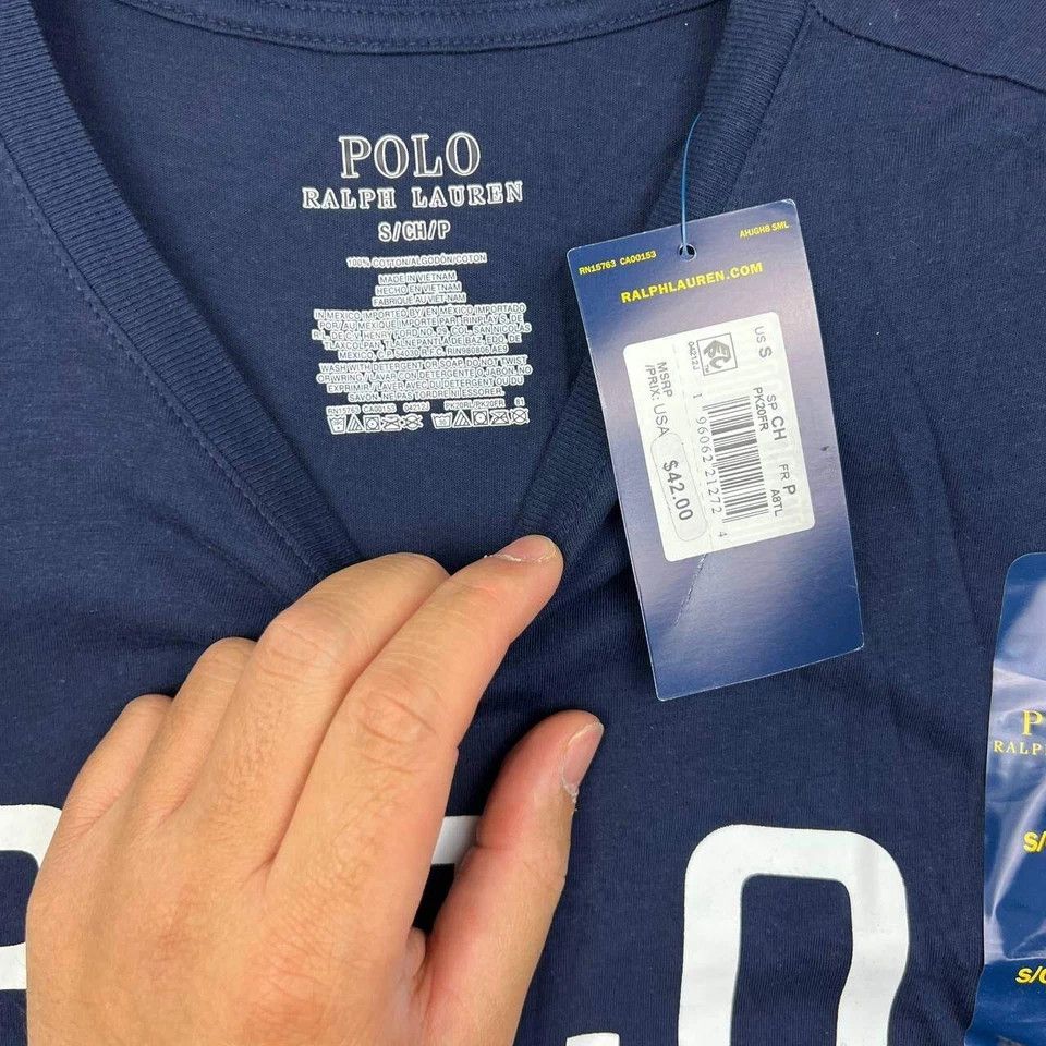 Polo Ralph Lauren Polo Ralph Lauren Shirt Men Short Sleeve Crew Neck Cotton S Size US S / EU 44-46 / 1 - 3 Thumbnail