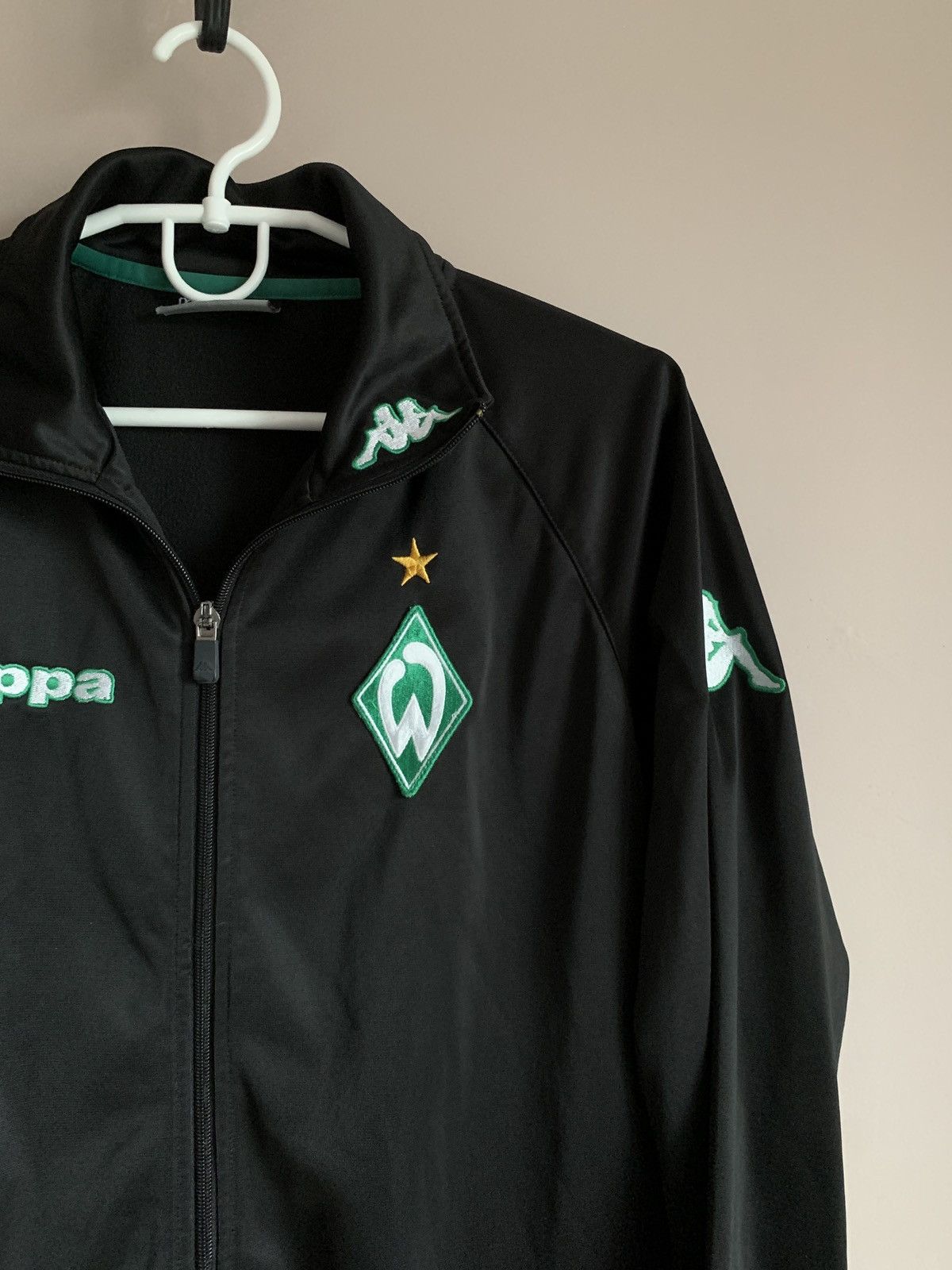 Kappa Werder Bremen Football Track Zip Jacket Black Kappa Size L Size US L / EU 52-54 / 3 - 3 Thumbnail