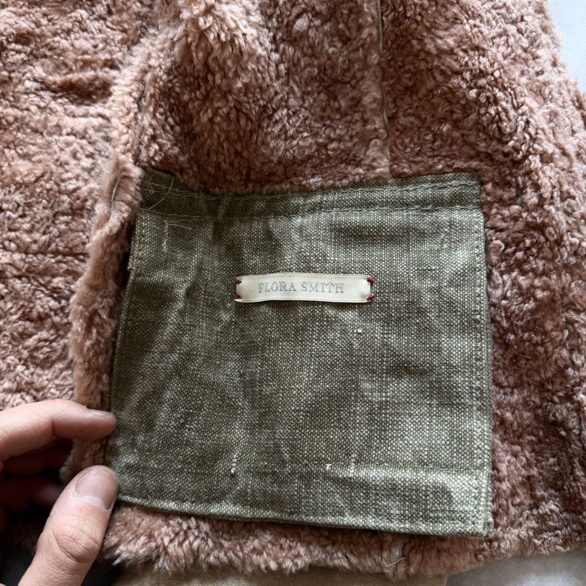 Hysteric Glamour Flora Smith Cargo Military Avantgarde Shearling Jacket Y2K Size L / US 10 / IT 46 - 14 Thumbnail