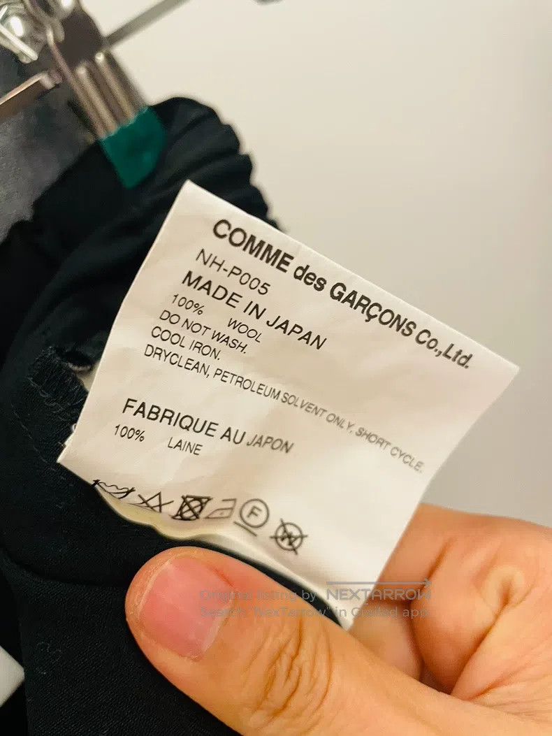 Comme des Garcons Comme Des Garcons size S Black drawstring pants Size 24" / US 00 / IT 34 - 4 Thumbnail