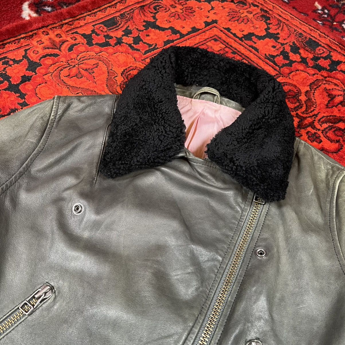 Acne Studios Acne Studios Rita Aviator leather jacket with fur collar Size M / US 6-8 / IT 42-44 - 6 Thumbnail