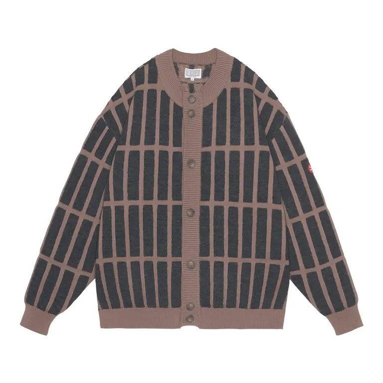 Cav Empt Cav Empt Rectangular Bar Knit Cardigan XL Size US XL / EU 56 / 4 - 1 Thumbnail