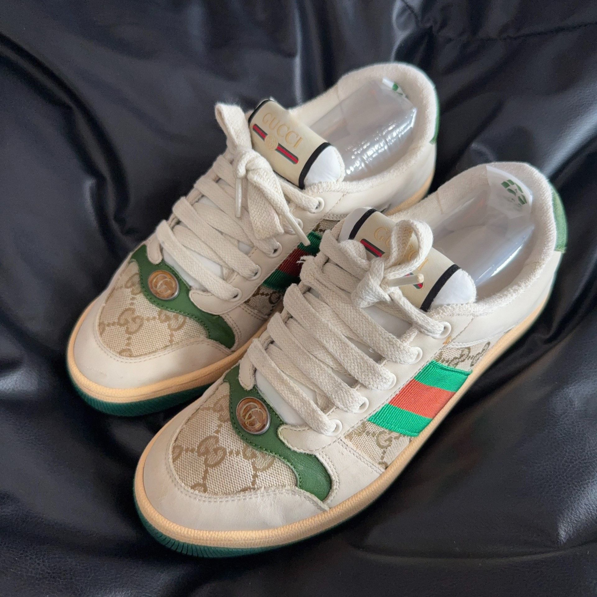 Gucci Gucci Lowtop Sneakers 37.5 Women Size US 6.5 / IT 36.5 - 1 Thumbnail