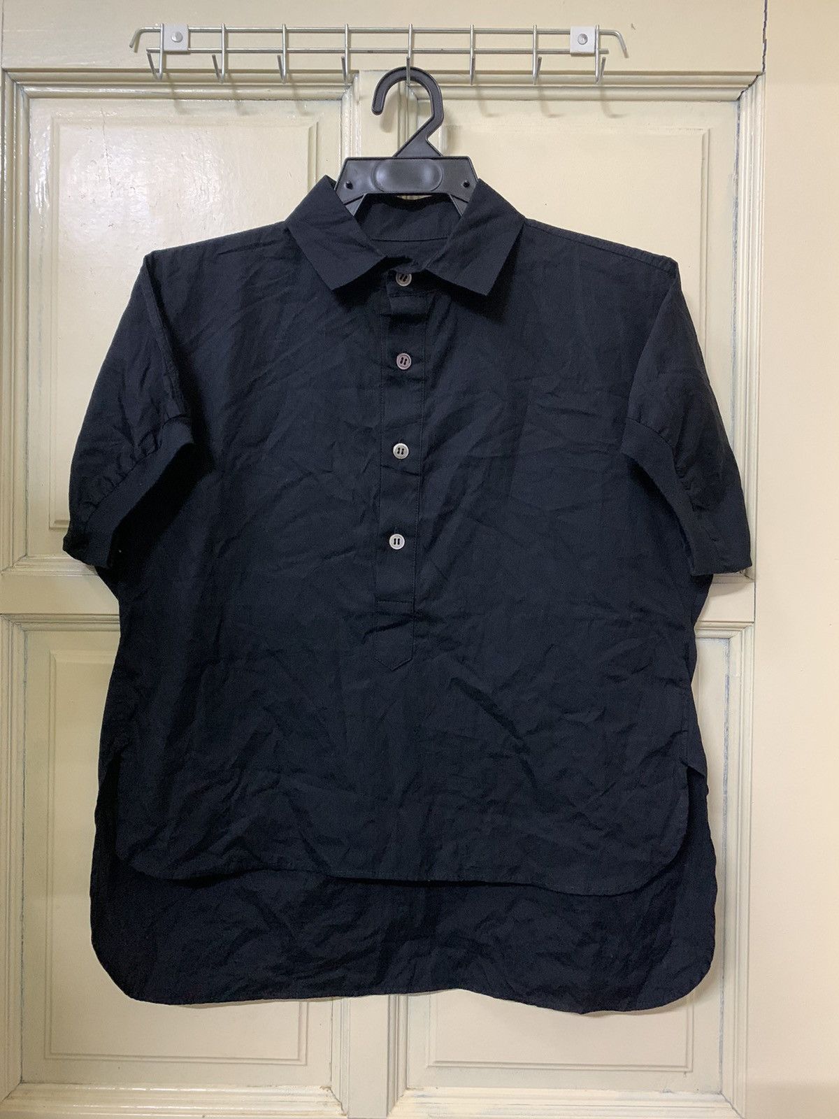 💥Y’s Yohji Yamamoto Super Black Polo T Shirt