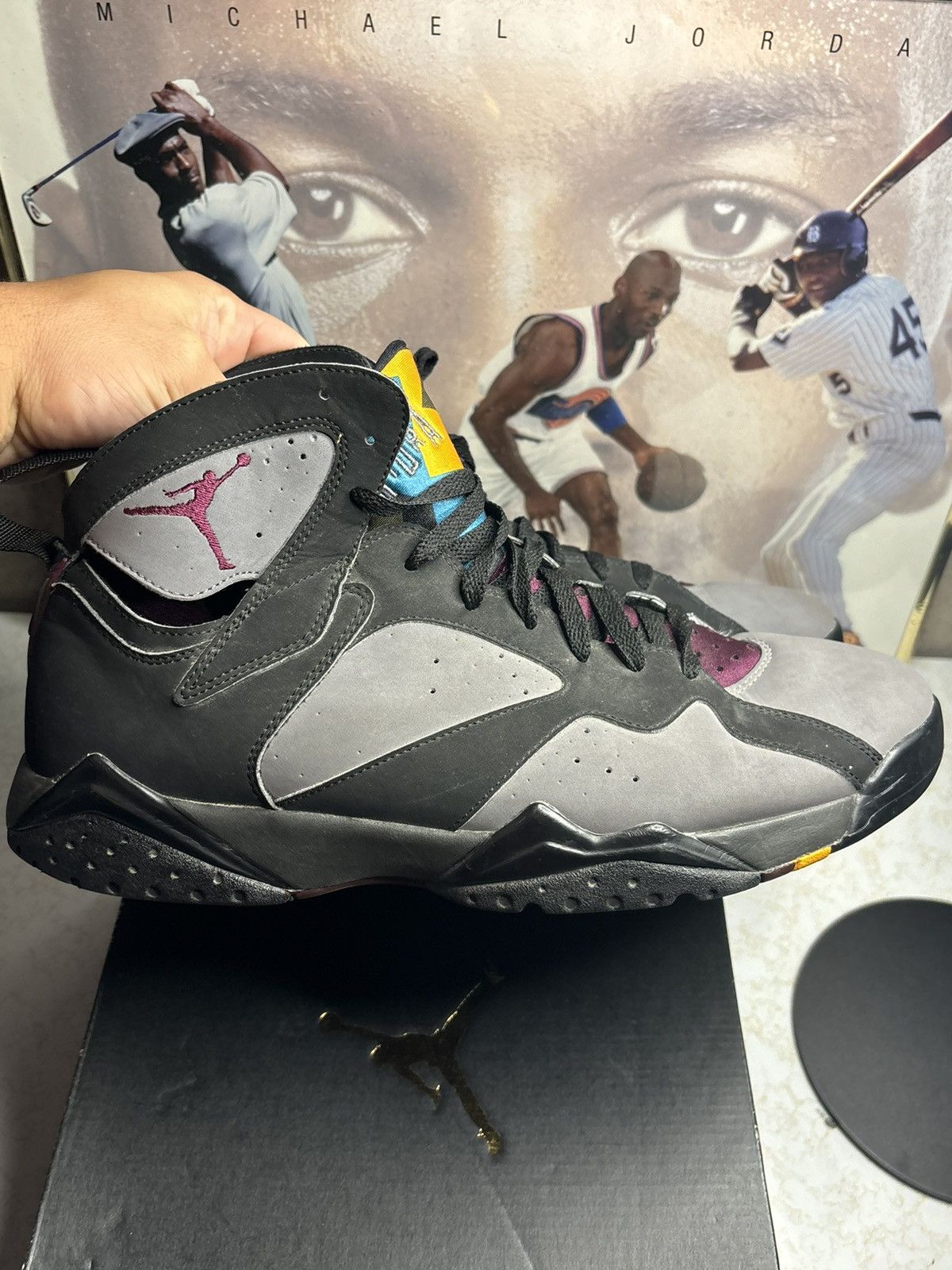 Jordan Brand Air Jordan 7 Retro 2011 Bordeaux 2011 Size US 12 / EU 45 - 1 Thumbnail