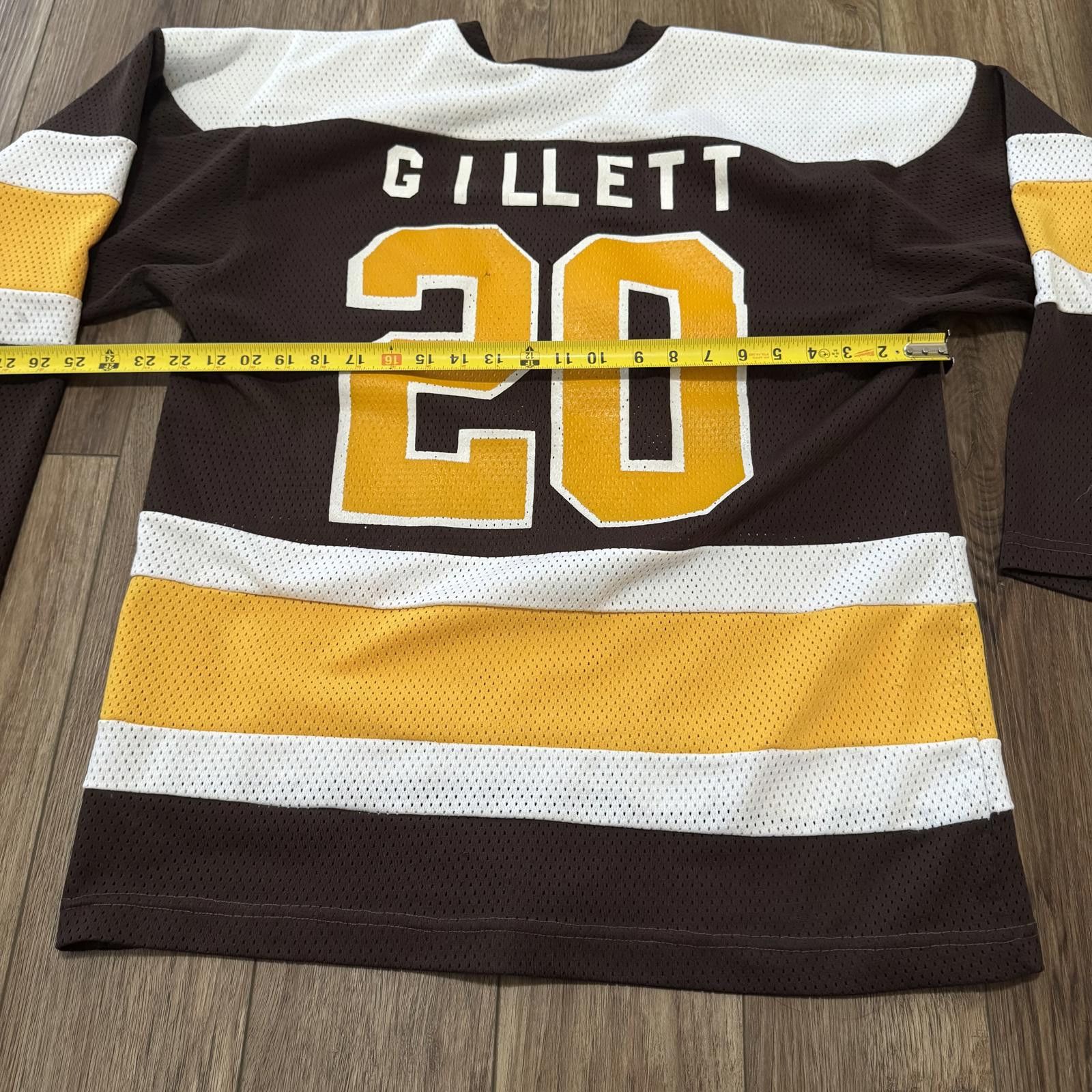 Other Vintage 70s 80s Hockey Jersey Sweater Canada Brown Yellow Size US XL / EU 56 / 4 - 5 Thumbnail