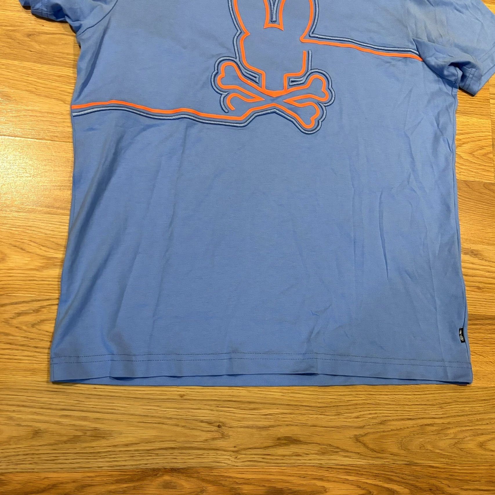 Psycho Bunny Psycho Bunny Chester Embroidered Graphic Tee Sky Blue T Shirt Men’s Size 5 Size US S / EU 44-46 / 1 - 4 Thumbnail
