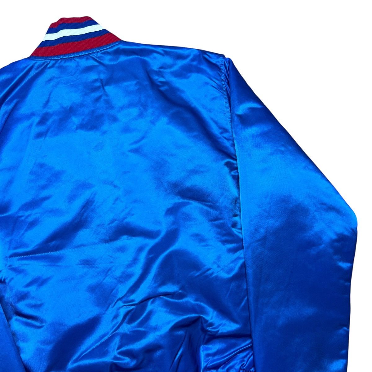Starter 1990s NHL Winnipeg Jets Starter Spell Out Blue Satin Jacket Size US L / EU 52-54 / 3 - 22 Thumbnail