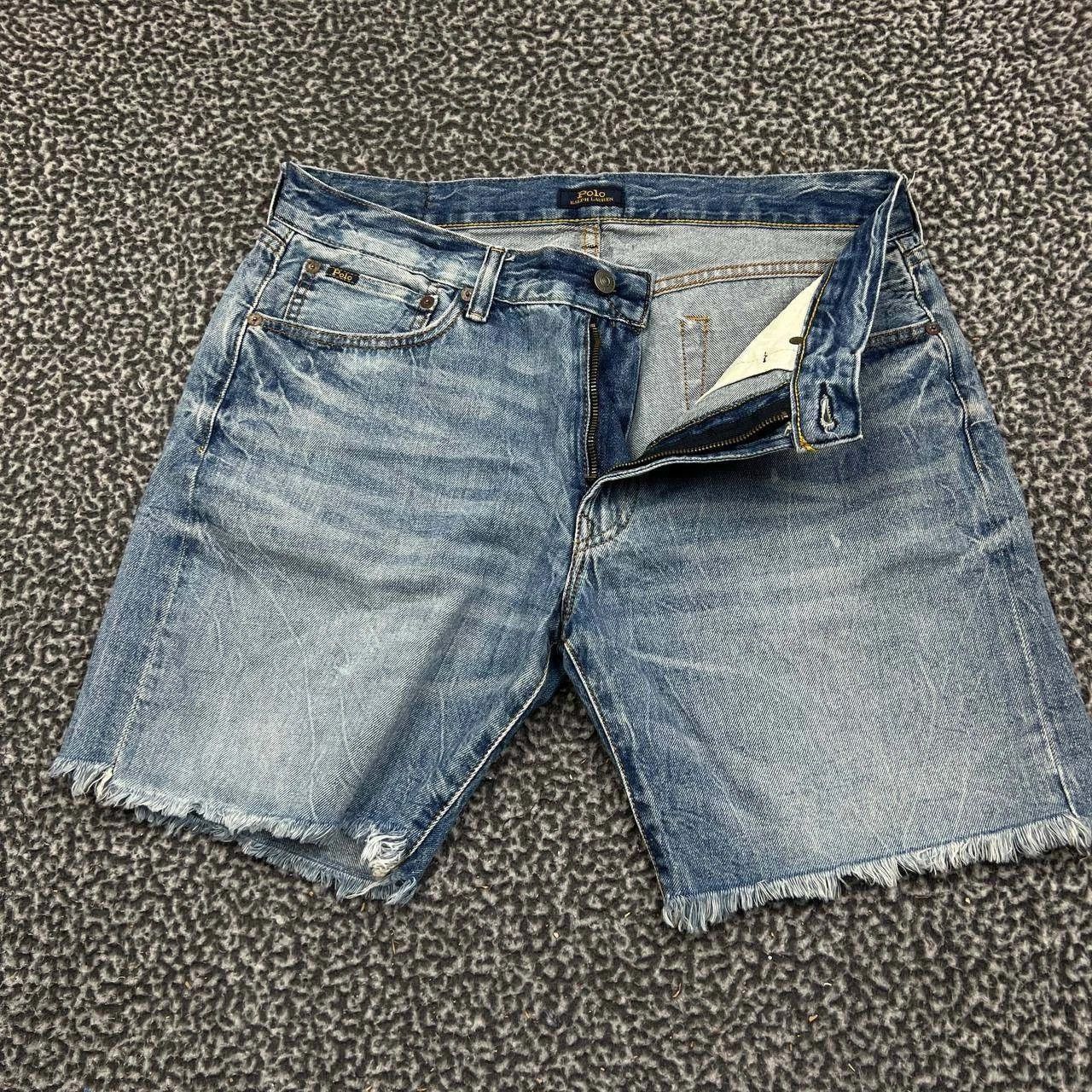 Polo Ralph Lauren Polo Ralph Lauren Jeans 34 Denim Faded Pockets Cut Off Size 34" / US 12 / IT 48 - 1 Thumbnail
