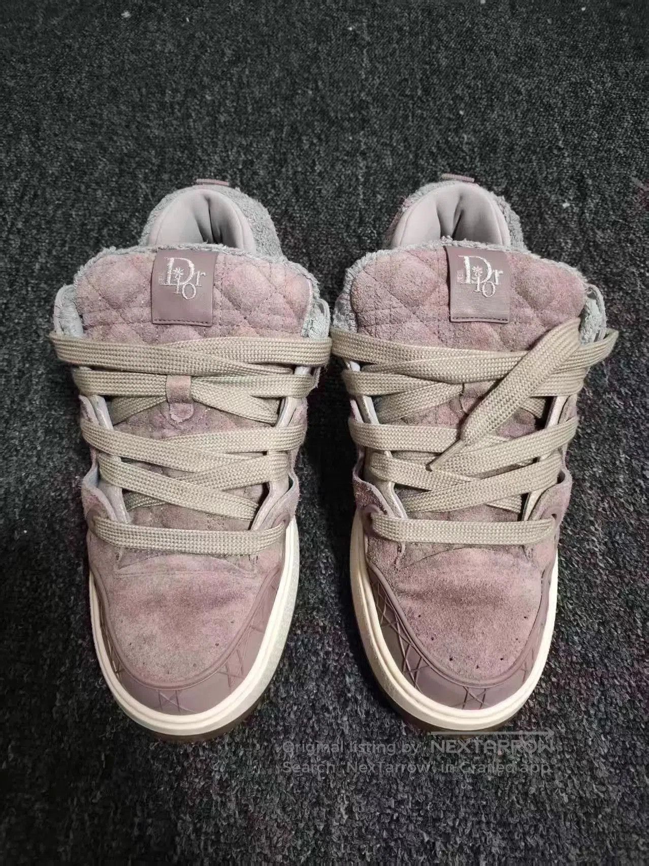 Dior Pink High-Top Sneakers Size 11. Size US 11 / EU 44 - 1 Thumbnail
