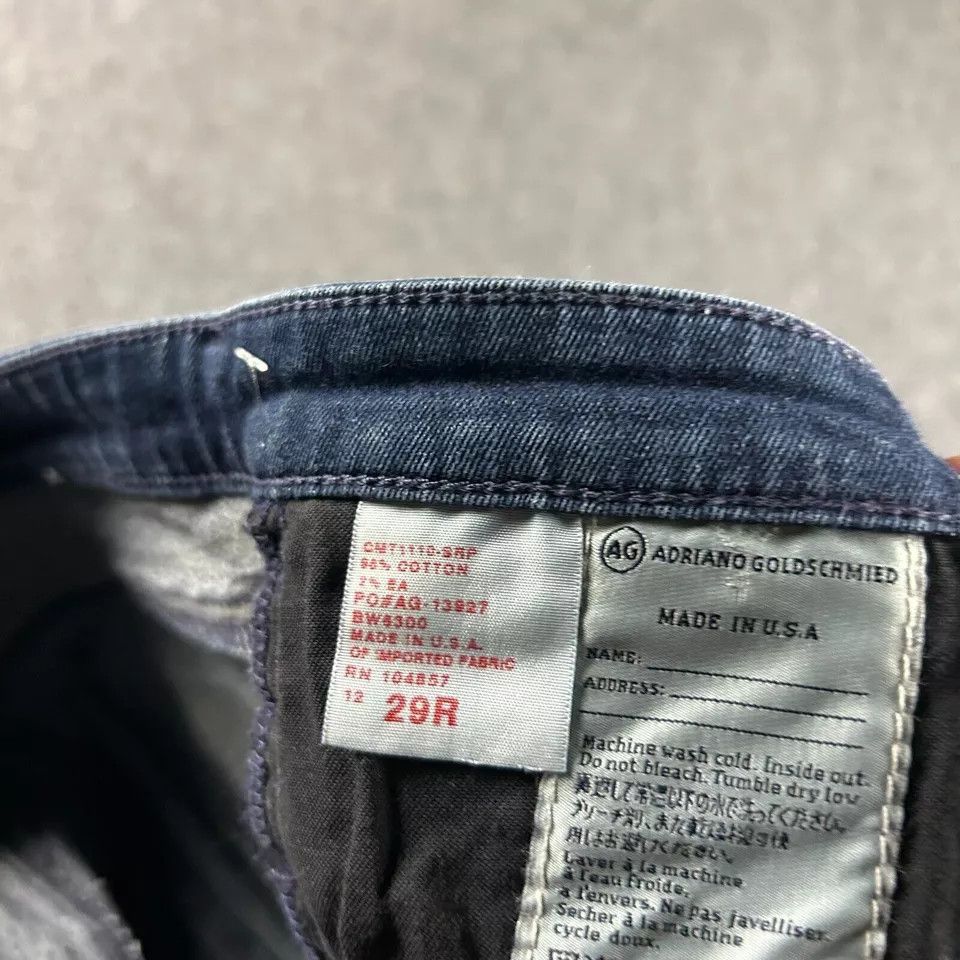 AG Adriano Goldschmied Adriano Goldschmied Jeans Womens 29R The Stilt Cigarette Size 29" - 9 Thumbnail