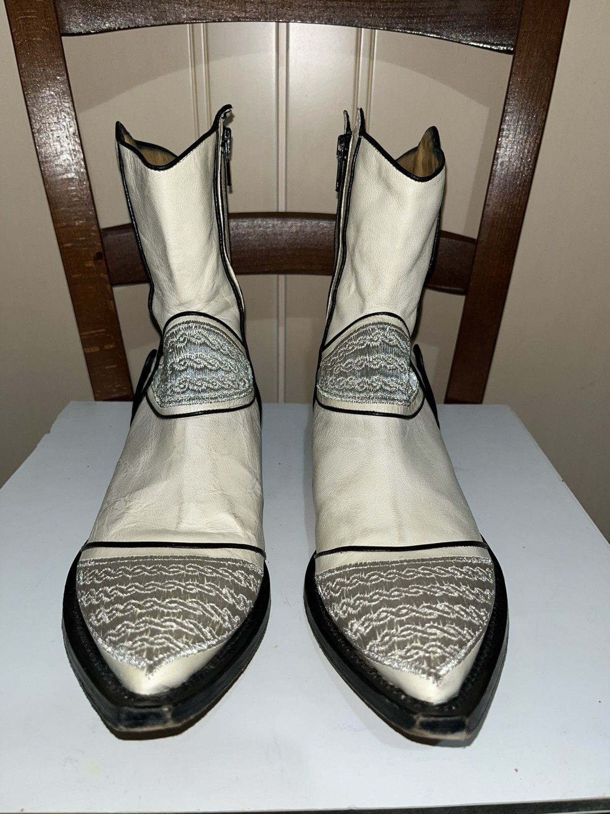 Gianni Barbato Vintage 90’s Gianni Barbato texan embroidery boots Size US 9 / IT 39 - 2 Thumbnail
