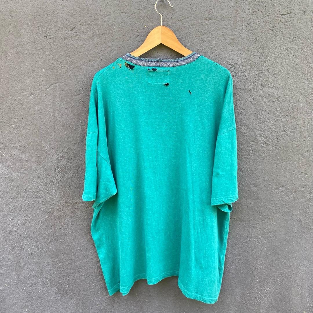 Vintage Thrashed faded distressed globe skate board tee Size US XL / EU 56 / 4 - 2 Thumbnail