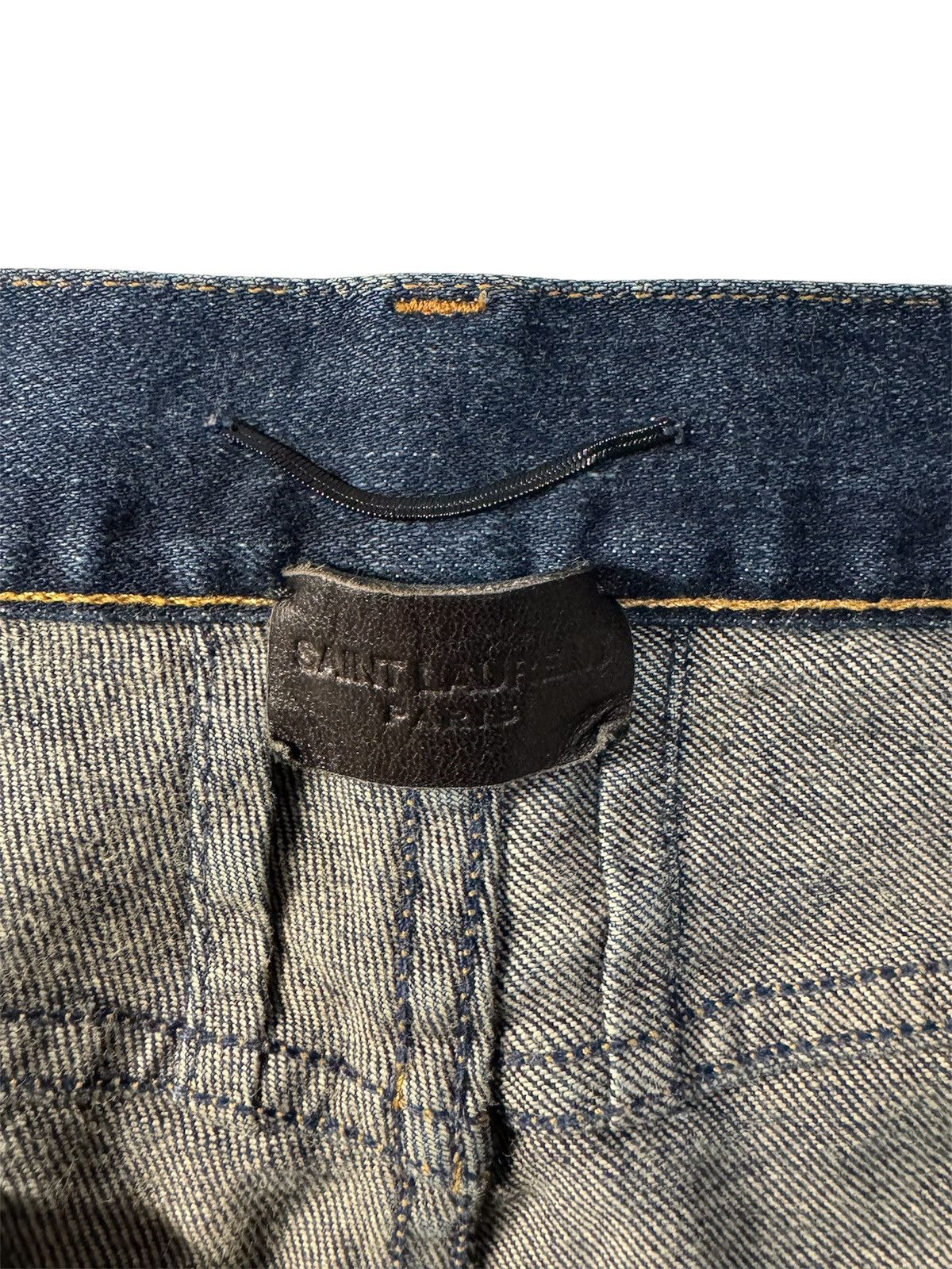 Yves Saint Laurent FW16 Saint Laurent by Hedi Slimane Dirty Blue D02 Jeans Size US 28 / EU 44 - 6 Thumbnail