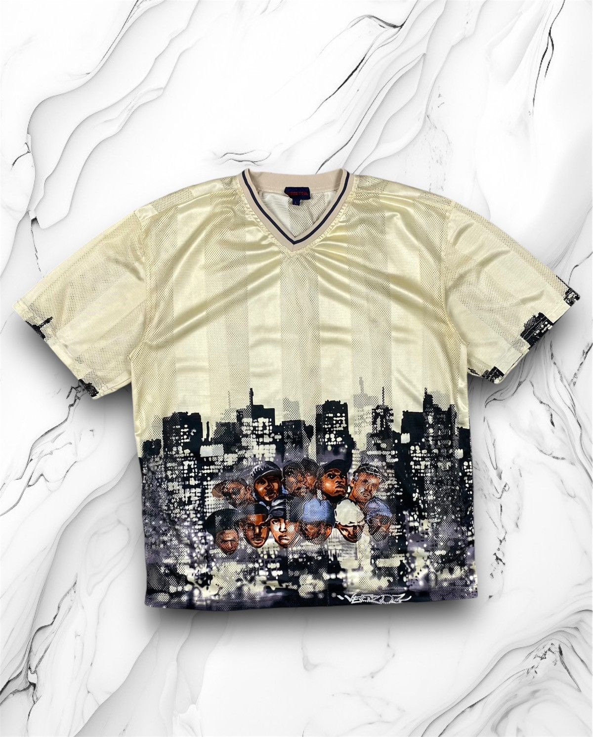 Rap Tees Vintage Rap y2k hip hop mesh Jersey tee 90’s Size US L / EU 52-54 / 3 - 1 Thumbnail