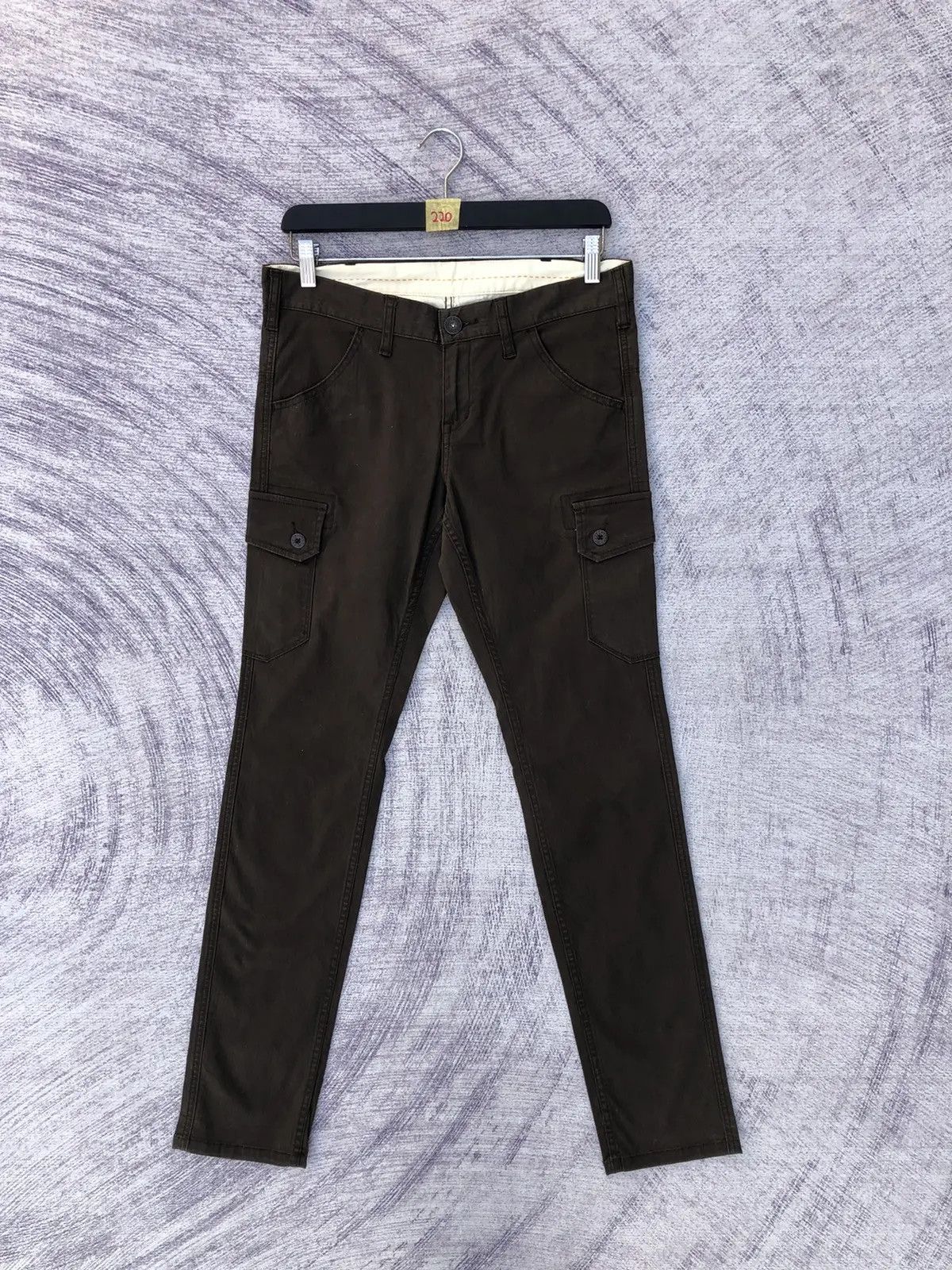 Japanese Brand × Olive Japanese Uniqlo Cargo Pants Multipocket Tactical W34xL41 Size US 34 / EU 50 - 1 Thumbnail