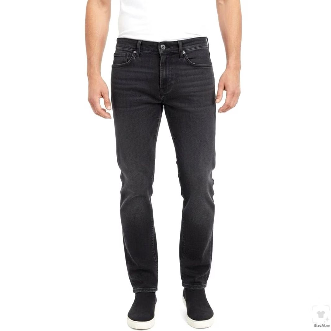 Levi's Levi's 511 Jeans Slim Tapered 32x30 Black Dark Wash Denim Zip Fly Mens Regular Vintage No Size US 32 / EU 48 - 4 Thumbnail