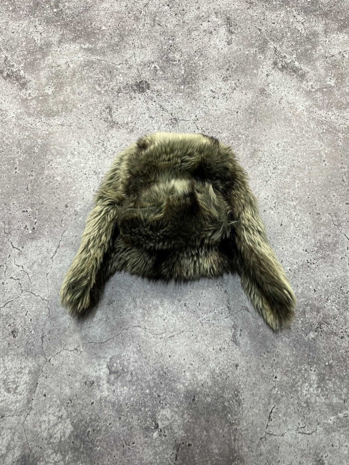 Japanese Brand Y2K Vintage Fur Ushanka Hat Avant Garde Streetwear Alt Fuzzy Size ONE SIZE - 2 Thumbnail