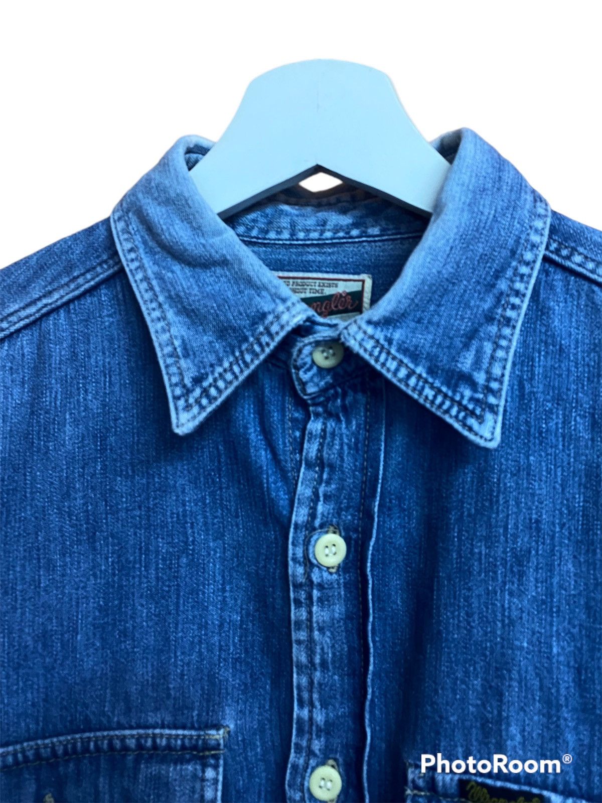 Vintage × Wrangler Wrangler Shirt Button Ups Size US M / EU 48-50 / 2 - 3 Thumbnail