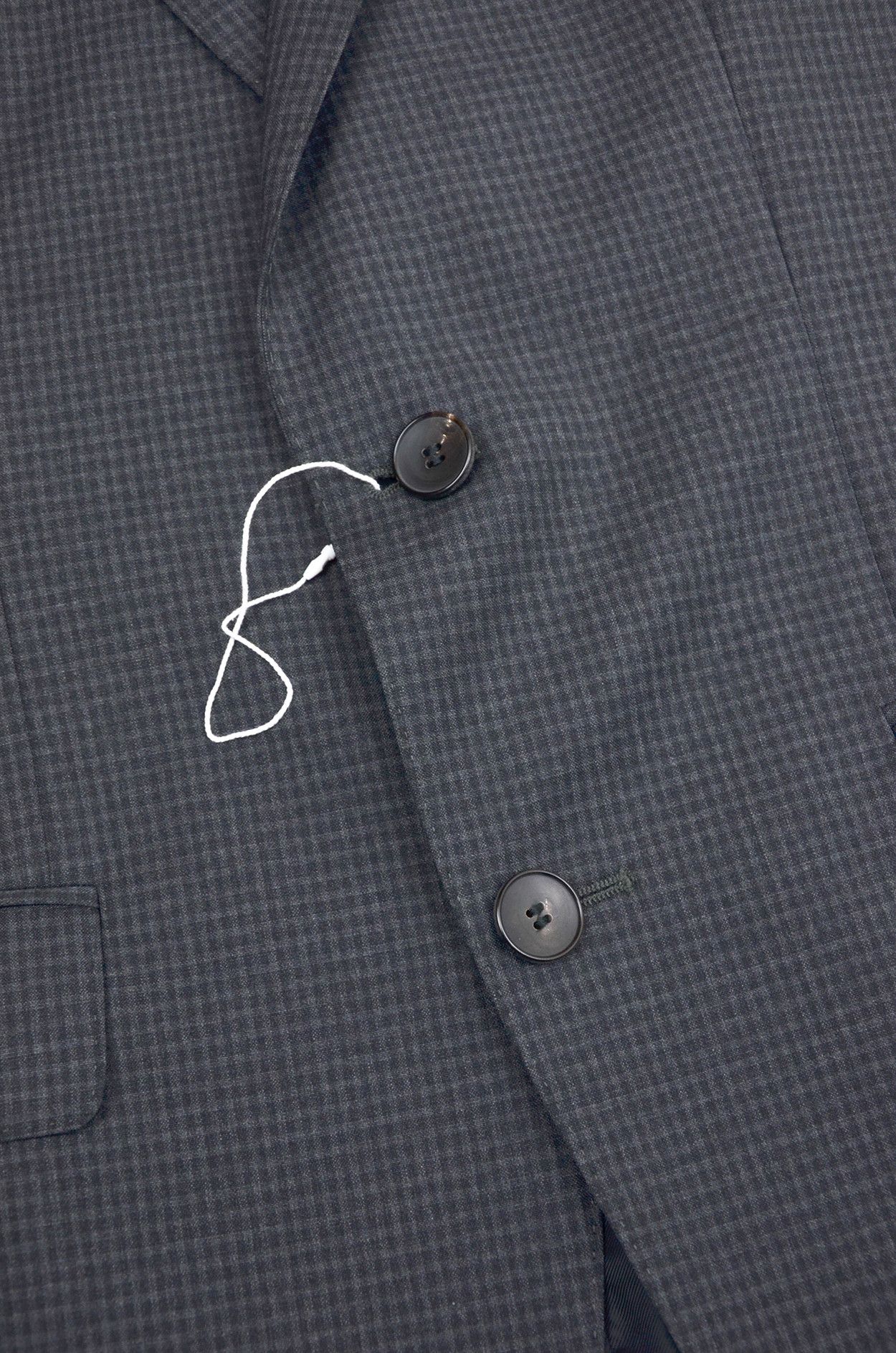 Hugo Boss Hugo Boss Grey Check Wool Blazer - Size 38R Size 38R - 6 Thumbnail