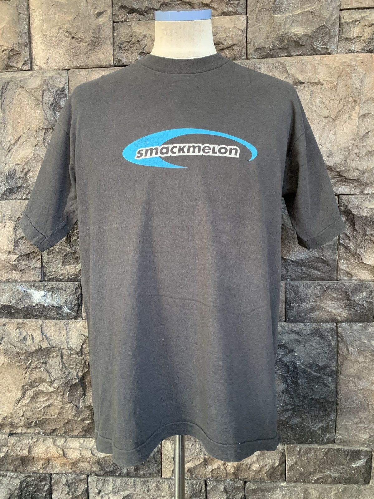 Vintage 90s Smackmelon Blue Hour Indie Rock Band T shirt