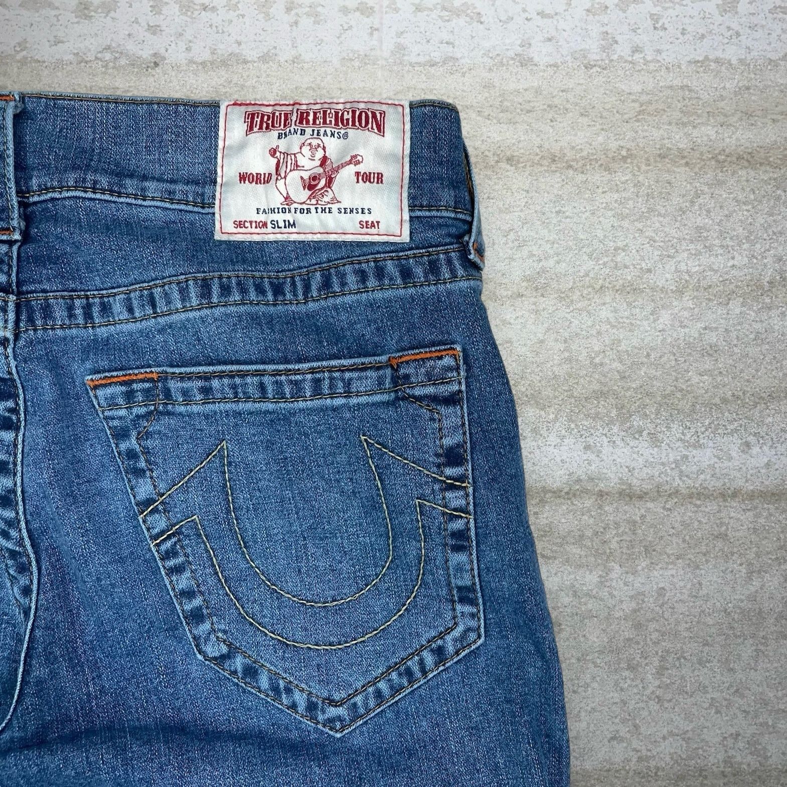 True Religion Vintage 90s True Religion Jeans 33x33 Slim Fit Medium Wash Size US 33 - 3 Thumbnail