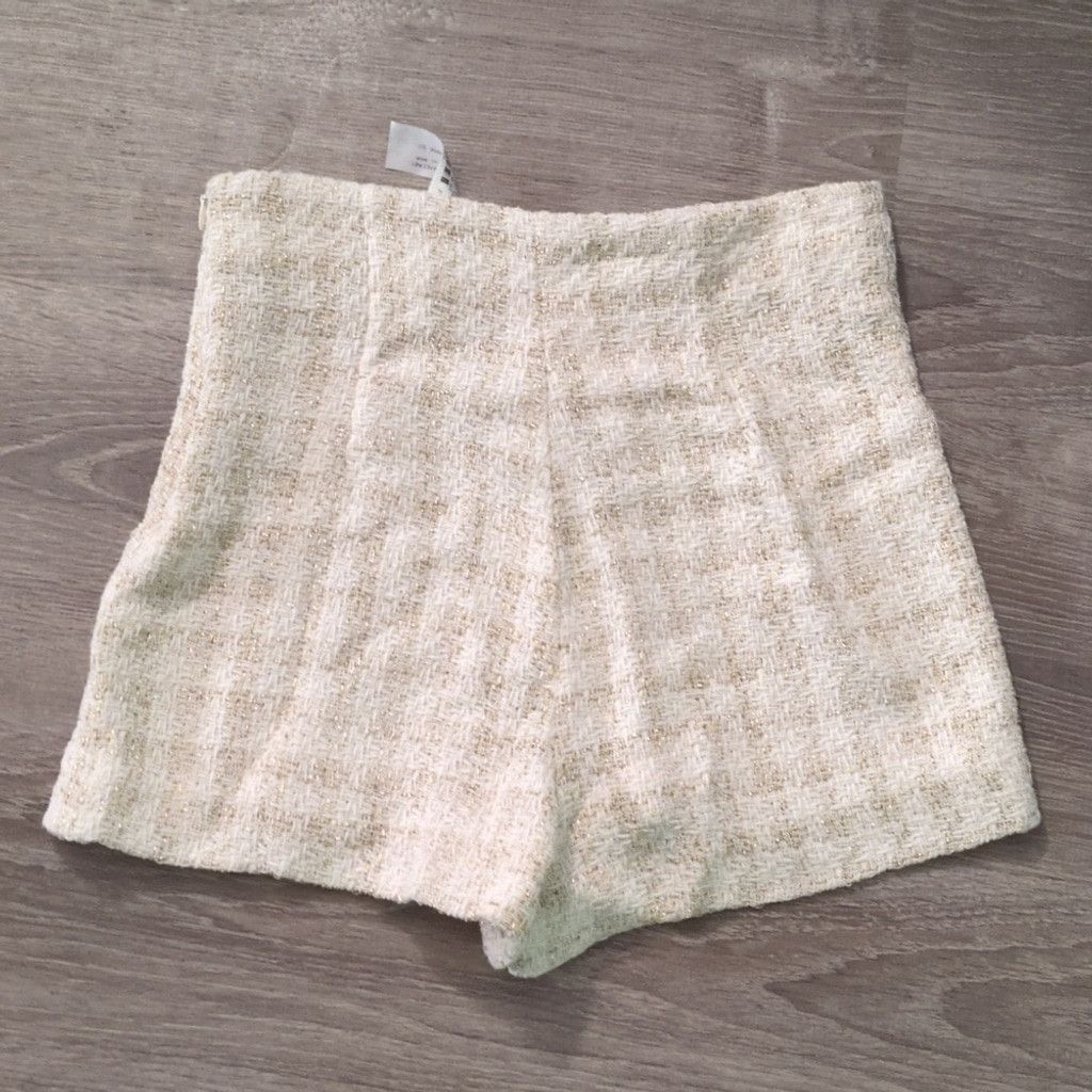 Zara Zara Checkered Shorts Side Zipper Size XS Size 25" / US 0 / IT 36 - 10 Thumbnail