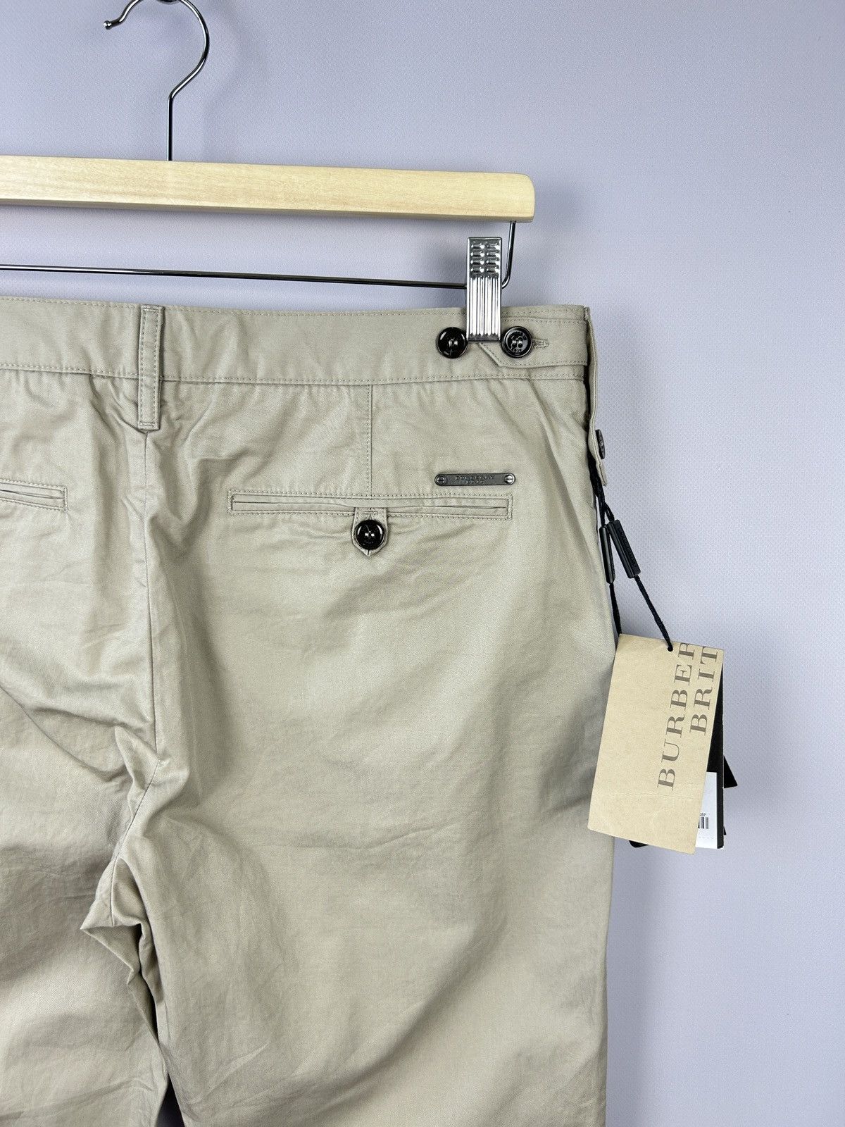 Burberry × Designer Burberry Brit Beige Chino Pants Trousers Sz W30 BNWT Luxury Size US 30 / EU 46 - 8 Thumbnail