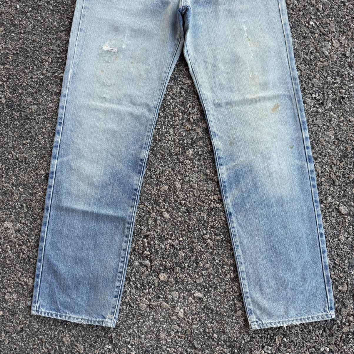 Japanese Brand VINTAGE JAPANASE STRAIGHT FADED JEAN DENIM PANTS Size US 31 - 4 Thumbnail