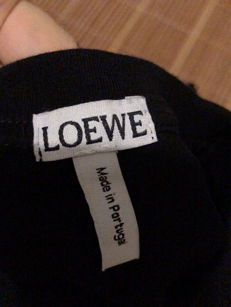 Loewe LOEWE Cotton loose LOGO embroidered short sleeve T-shirt Size US S / EU 44-46 / 1 - 6 Thumbnail