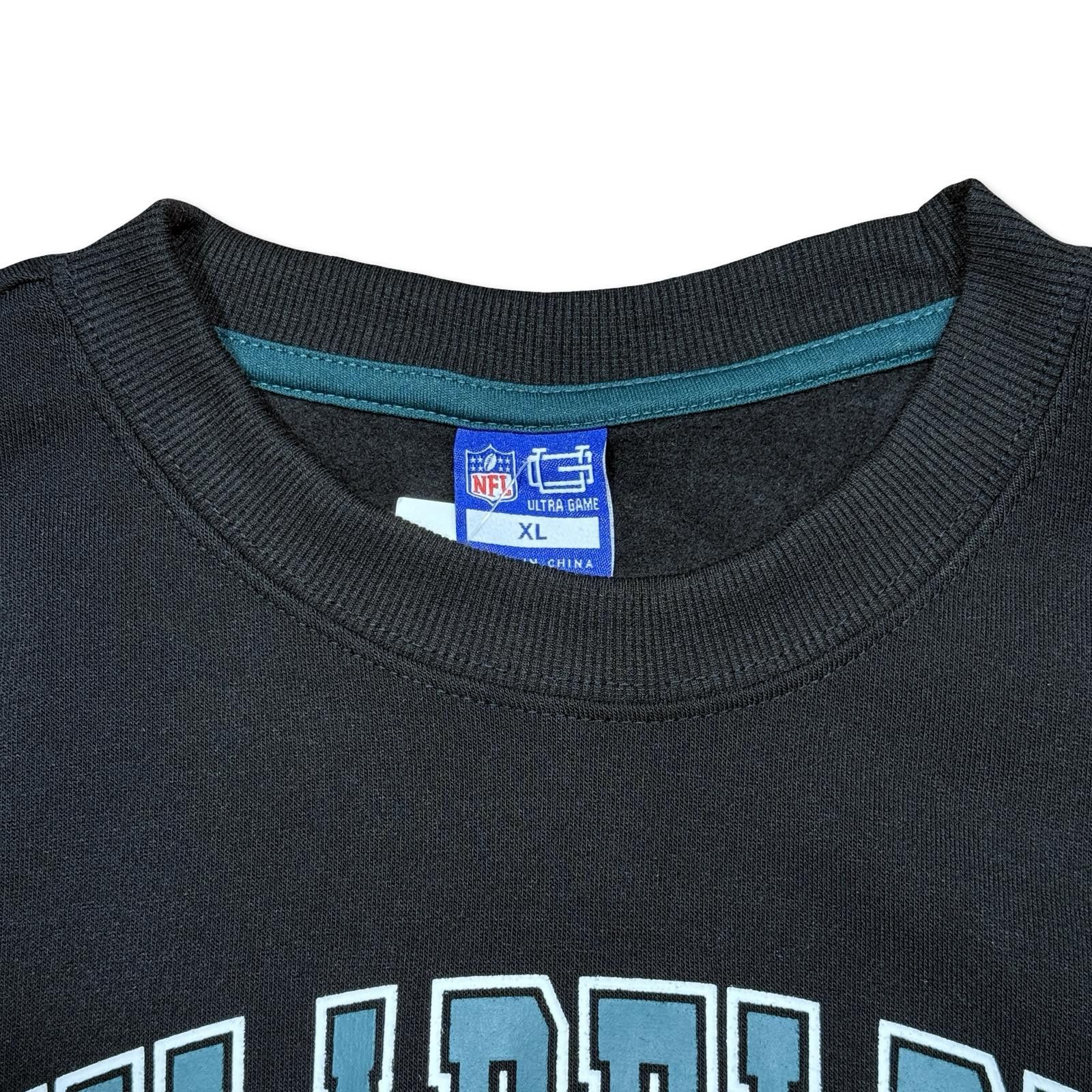 NFL Philadelphia Eagles Black Crewneck Sweatshirt Size US XL / EU 56 / 4 - 4 Thumbnail