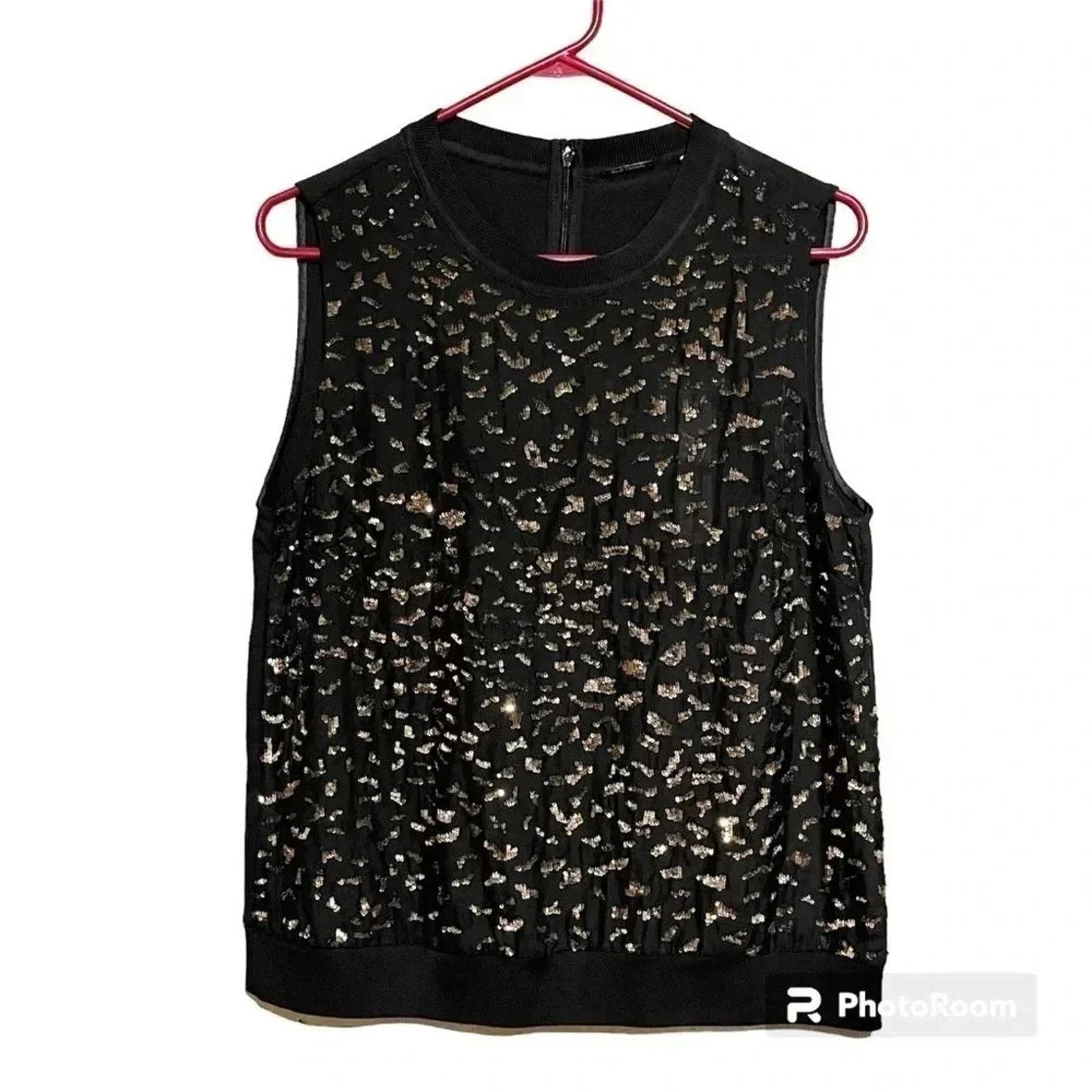 Elie Tahari Elie Tahari Azelia Sleeveless Shell Blouse Sz L NWT Size L / US 10 / IT 46 - 2 Thumbnail