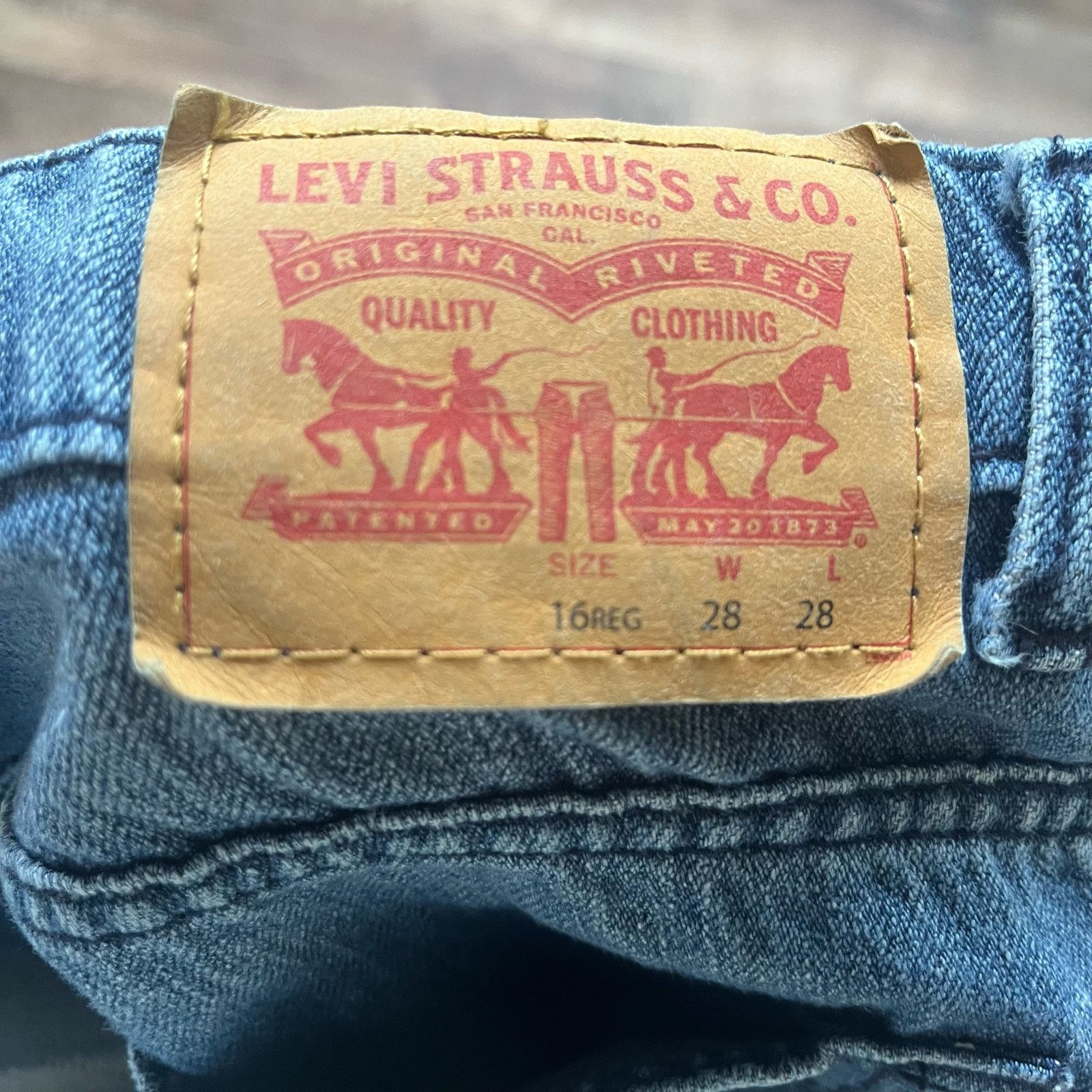 Levi's Levi's Jeans 511 Slim Womens 16 R 28W 28L Patch Distressed Size 38" / US 16 / IT 52 - 7 Thumbnail