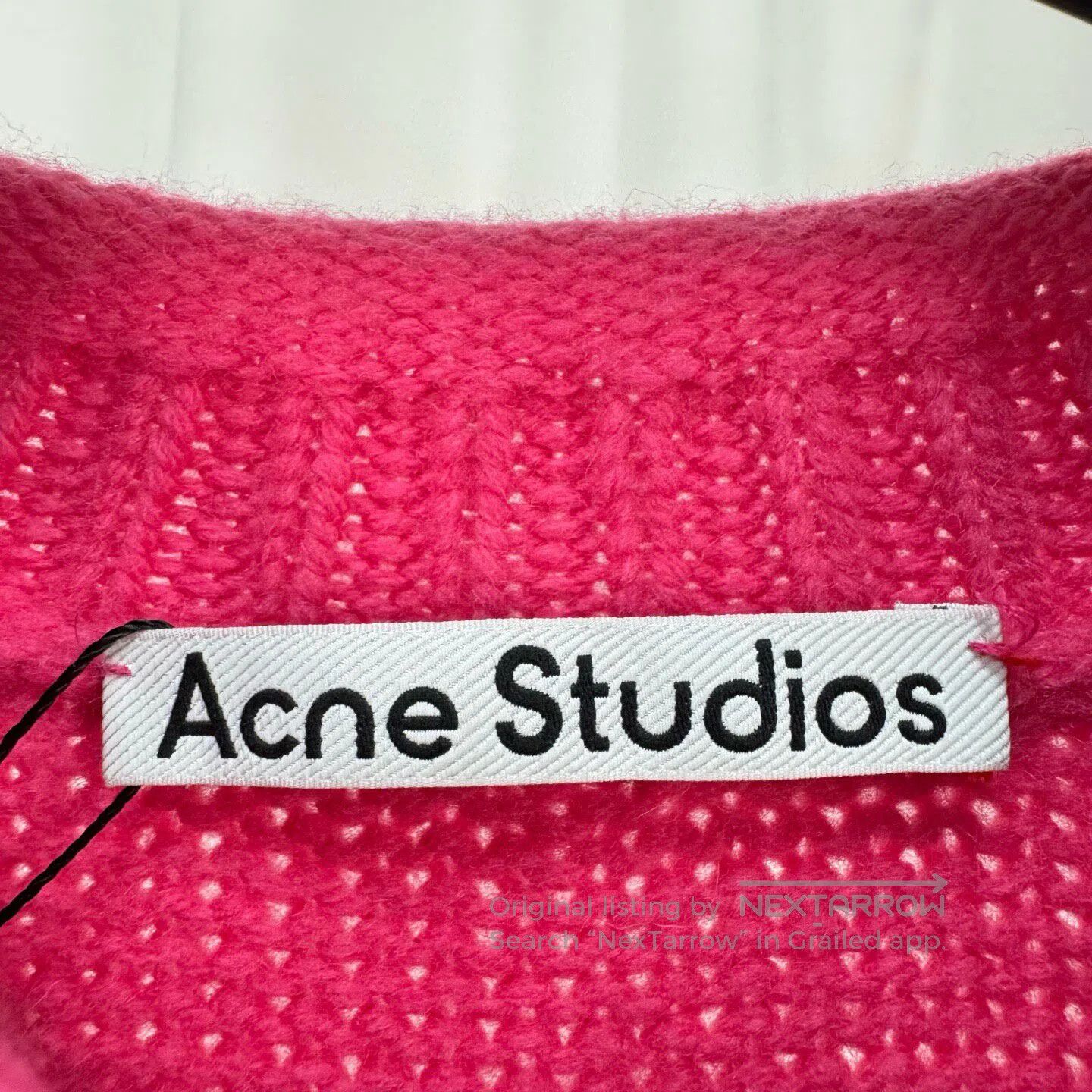 Acne Studios Acne Studios 25 New Arrival Pink Puppy Bow Knit Sweater| Size S / US 4 / IT 40 - 5 Thumbnail